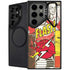 DC Comics Flash Block Pattern Galaxy S25 Ultra Kickstand Case